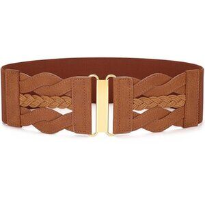 ✨ Wide Elastic Waist Belt for Women | Vintage 80s-Inspired Stretch Belt